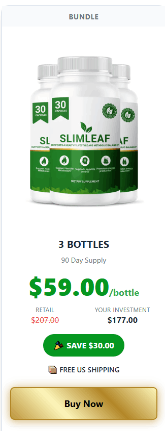 SlimLeaf 3 bottle